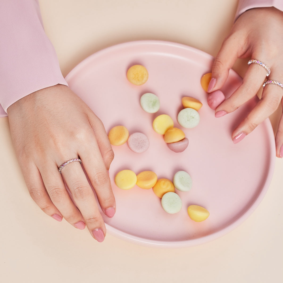[Solara Jewelry]Exquisite Colorful Round Cut Party Ring