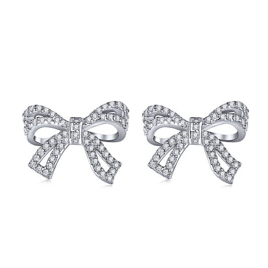[Solara Jewelry]Dainty Bow Shape Earrings