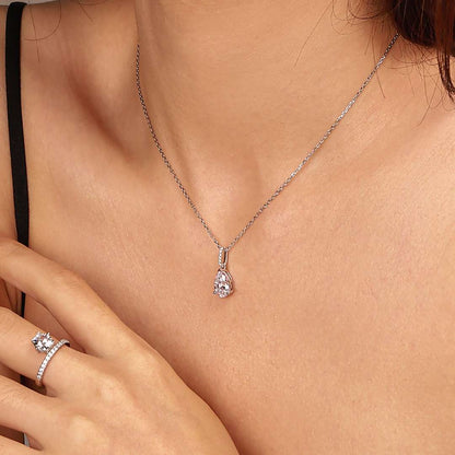 [Solara Jewelry]Delicate Water Drop Shape Fashion Necklace