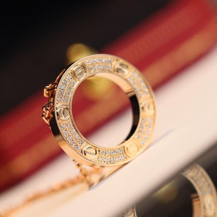 [Solara Jewelry]LOVE NECKLACE ADJUSTABLE ROSE GOLD