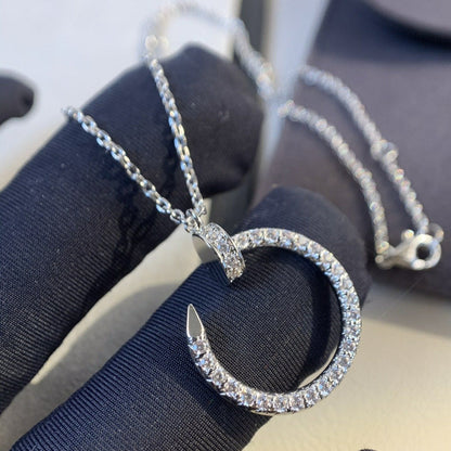 [Solara Jewelry]JUSTE NECKLACE SILVER DIAMONDS