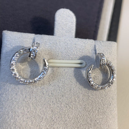 [Solara Jewelry]JUSTE EARRINGS SILVER DIAMONDS