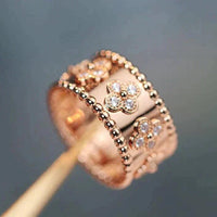 [Solara Jewelry]CLOVER KALEIDOSCOPE RING 10MM