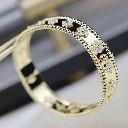 [Solara Jewelry]CLOVER BRACELET 8MM DIAMONDS