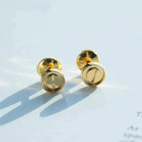 [Solara Jewelry]LOVE EARRINGS GOLD 10MM