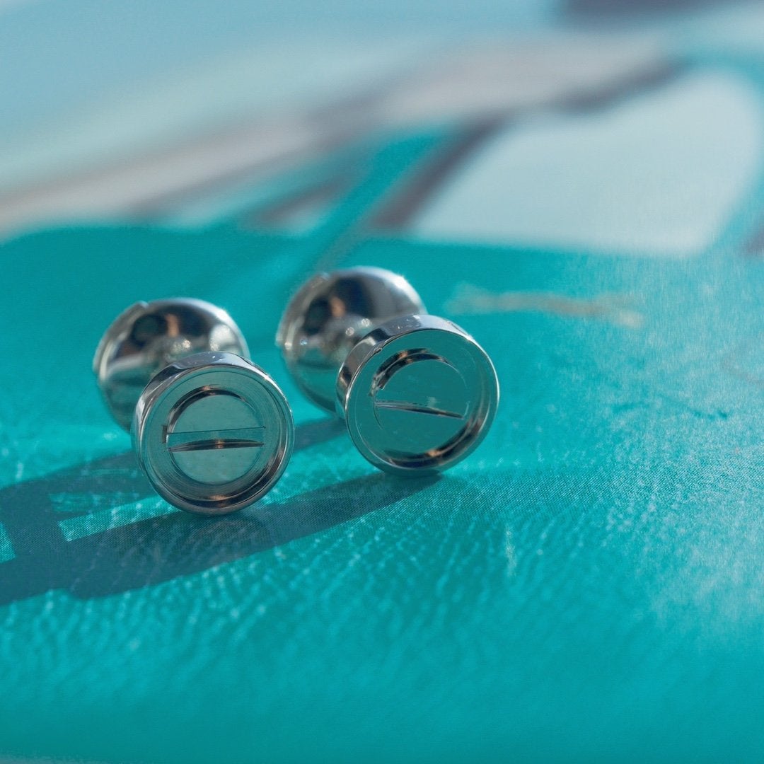 [Solara Jewelry]LOVE EARRINGS SILVER 10MM