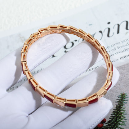 [Solara Jewelry]SERPENTI BRACELET PINK GOLD RUBELLITE