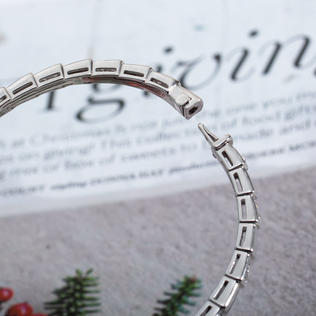 [Solara Jewelry]SERPENTI BRACELET SILVER DIAMOND