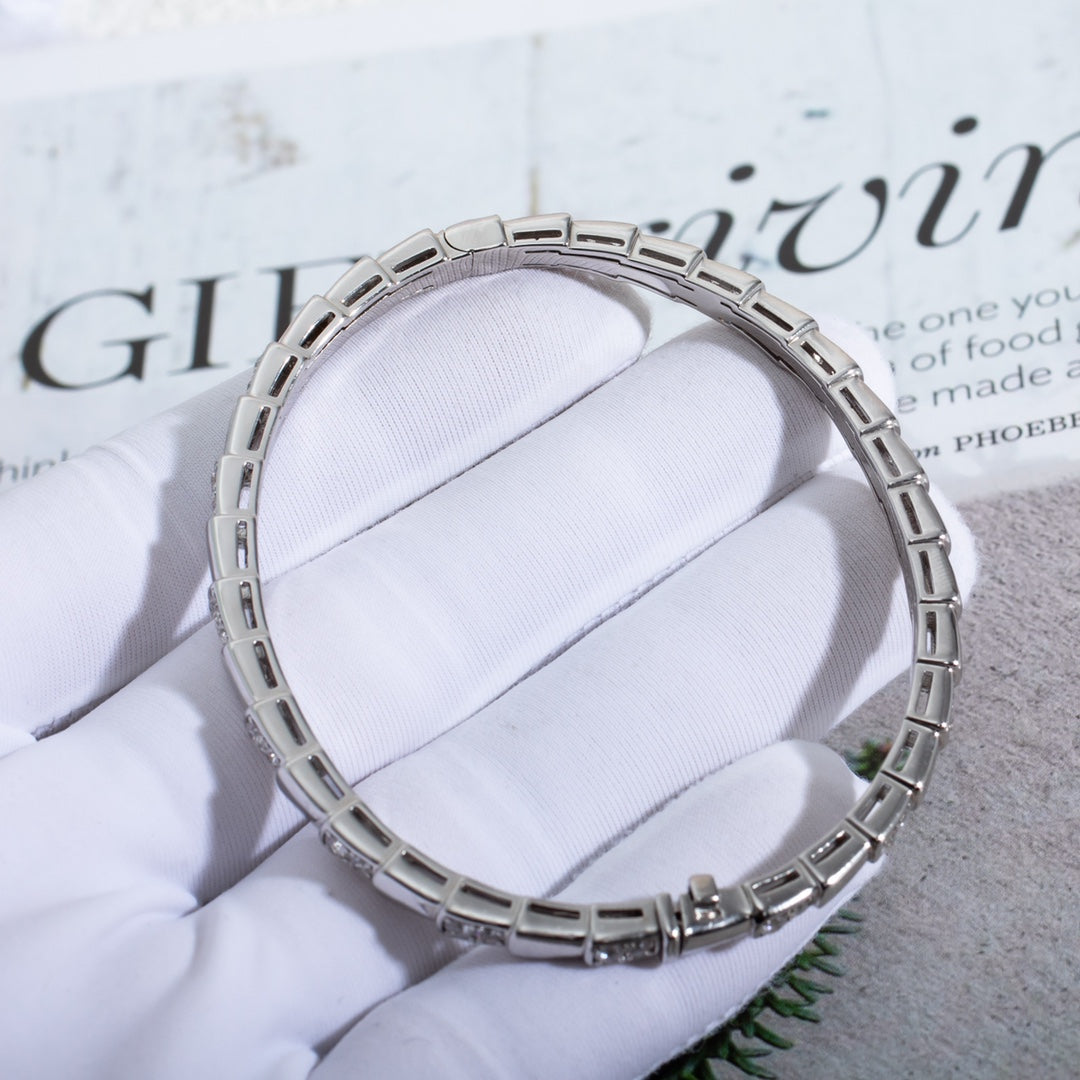 [Solara Jewelry]SERPENTI BRACELET SILVER DIAMOND