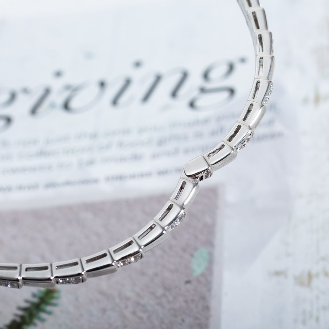 [Solara Jewelry]SERPENTI BRACELET SILVER DIAMOND
