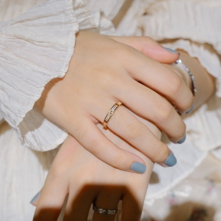 [Solara Jewelry]LOVE RING 2.65MM DIAMOND