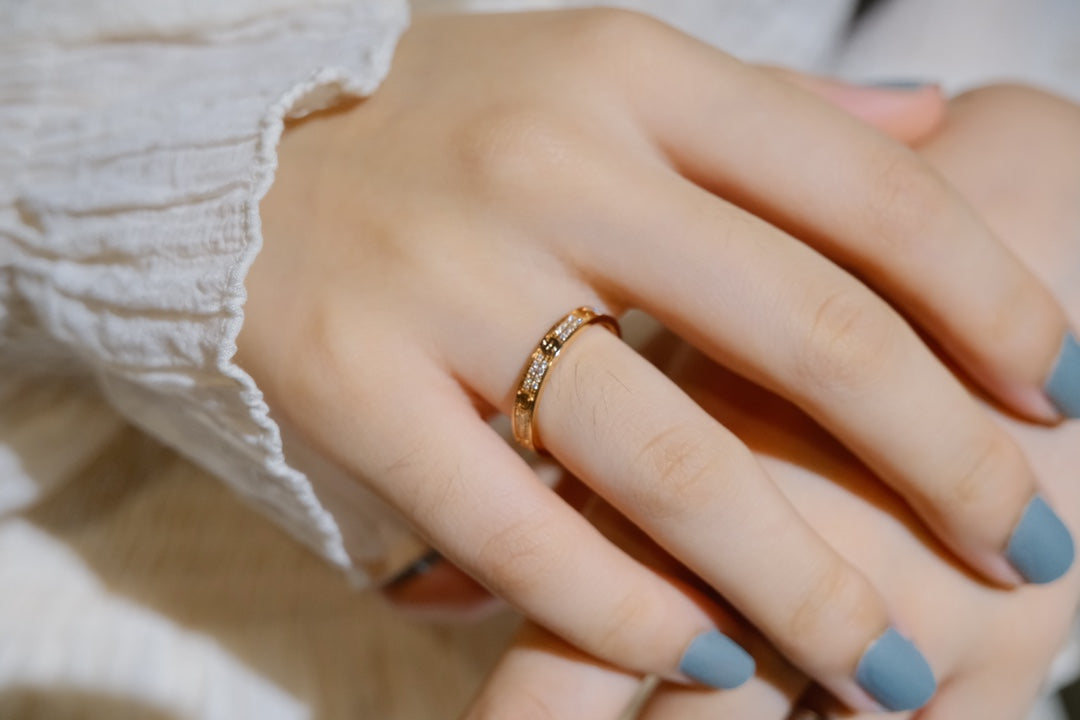 [Solara Jewelry]LOVE RING 2.65MM DIAMOND