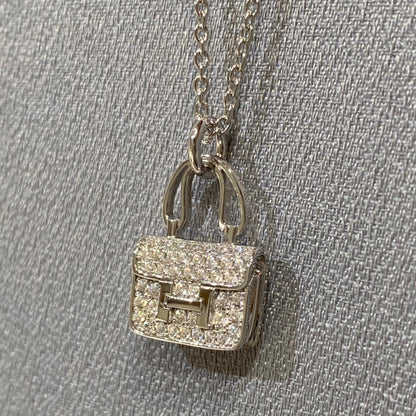 [Solara Jewelry]CONSTANCE PEDANT DIAMOND NECKLACE