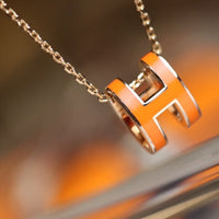 [Solara Jewelry]POP H ANHÄNGER ROSÉGOLD
