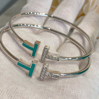 [Solara Jewelry]T BRACELET 1.8MM TURQUOISE DIAMOND