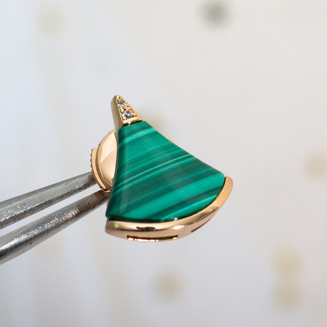 [Solara Jewelry]DIVAS DREAM EARRINGS PINK GOLD