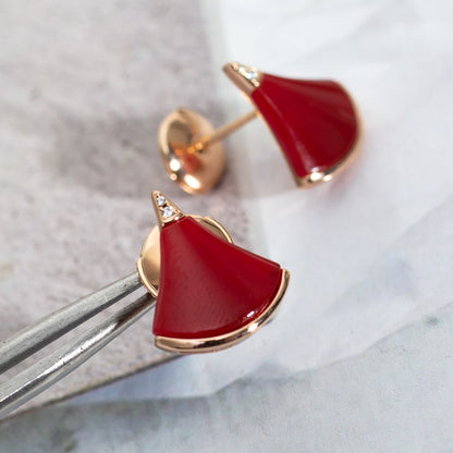 [Solara Jewelry]DIVAS DREAM EARRINGS PINK GOLD