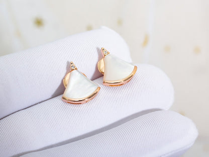 [Solara Jewelry]DIVAS DREAM EARRINGS PINK GOLD