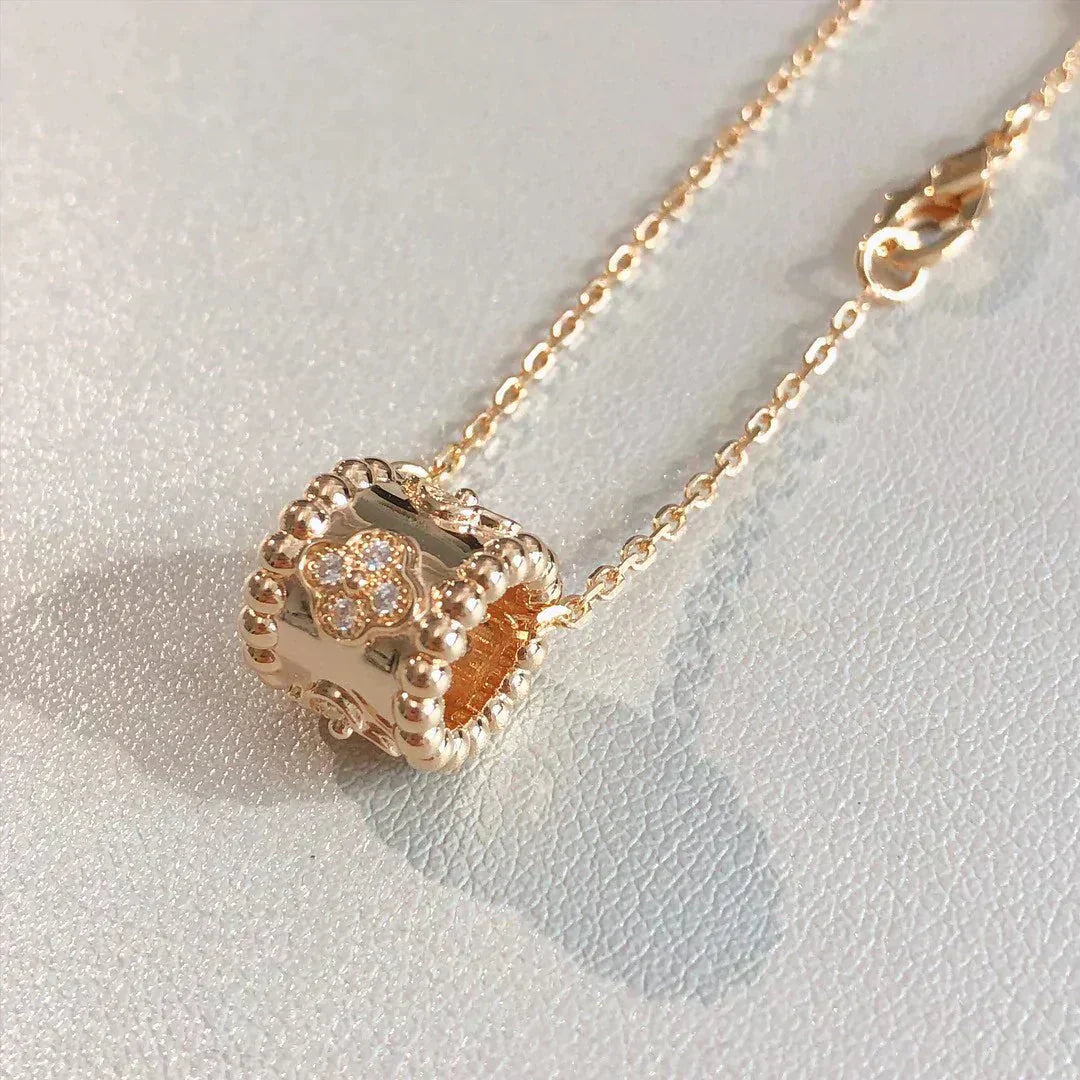 [Solara Jewelry]PERLEE PEDANT NECKLACE GOLD / ROSE GOLD
