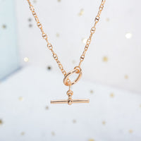 [Solara Jewelry]ECHAPPEE NECKLACE PINK GOLD