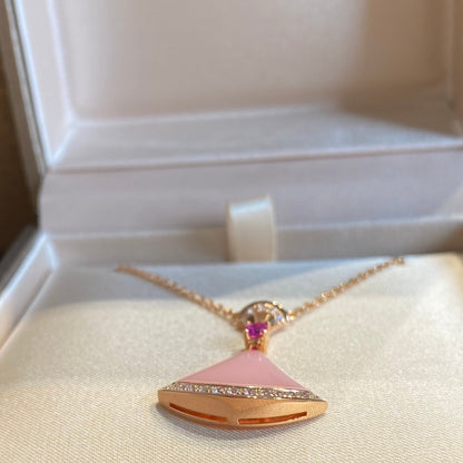 [Solara Jewelry]DREAM NECKLACE PINK OPAL
