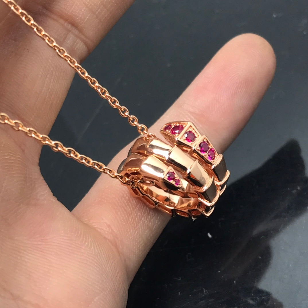 [Solara Jewelry]SERPENTI PEDANT NECKLACE