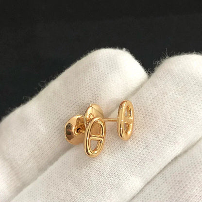 [Solara Jewelry]CHAINE SMALL EARRINGS GOLD AND SILVER