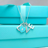 [Solara Jewelry]LOVE TEXT PEDANT NECKLACE