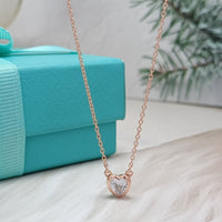 [Solara Jewelry]HEART BIG DIAMOND NECKLACE