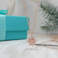 [Solara Jewelry]PINWHEEL NECKLACE DIAMOND