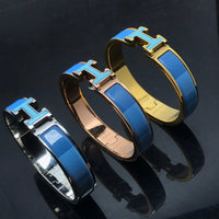 [Solara Jewelry]H BRACELET BLUE RAINBOW CERAMIC