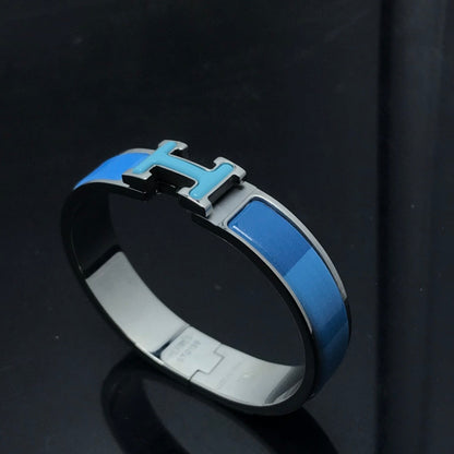 [Solara Jewelry]H BRACELET BLUE RAINBOW CERAMIC