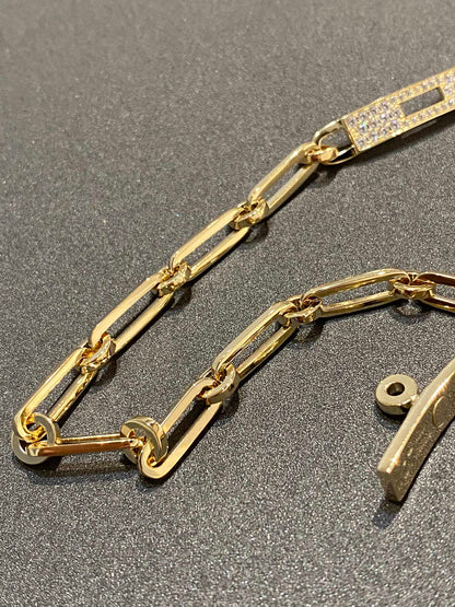 [Solara Jewelry]CHAINE BRACELET SMALL MODEL DIAMOND