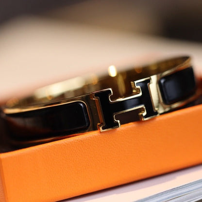 [Solara Jewelry]H BRACELET 12MM GOLD