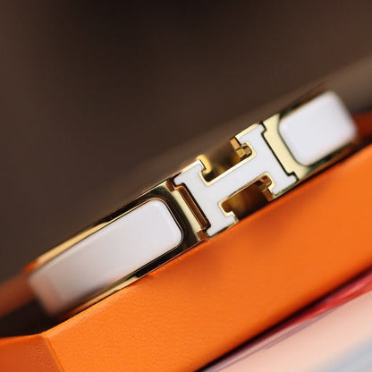 [Solara Jewelry]H BRACELET 12MM GOLD