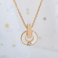 [Solara Jewelry]GARI NECKLACE PINK GOLD MOP
