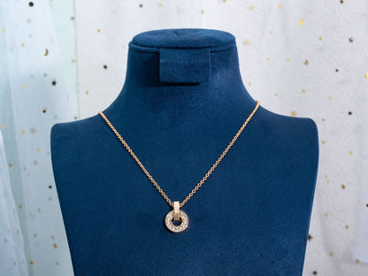 [Solara Jewelry]GARI NECKLACE PINK GOLD DIAMOND