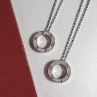 [Solara Jewelry]LOVE NECKLACE ADJUSTABLE SILVER