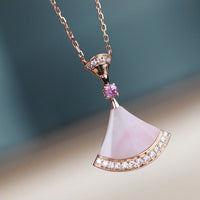 [Solara Jewelry]DREAM NECKLACE PINK MOP DIAMOND
