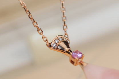 [Solara Jewelry]DREAM NECKLACE PINK MOP DIAMOND