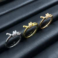 [Solara Jewelry]KNOT RING 1.2MM DIAMOND