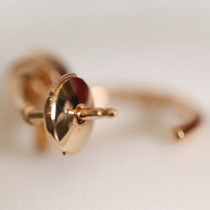 [Solara Jewelry]JUSTE EARRINGS PINK GOLD