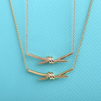 [Solara Jewelry]KNOT NECKLACE GOLD