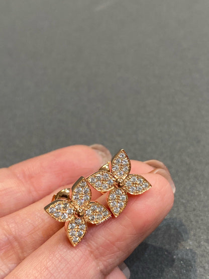 [Solara Jewelry]STAR DIAMOND EARRINGS