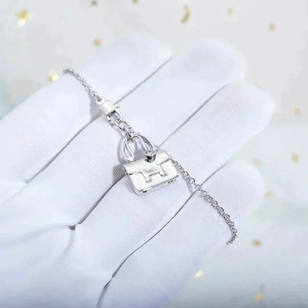 [Solara Jewelry]AMULETTE PEDANT SILVER NECKLACE