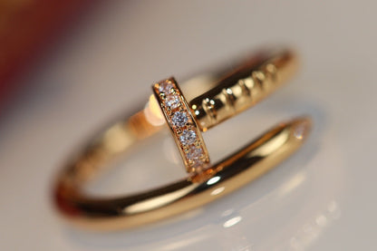 [Solara Jewelry]JUSTE RING 2.65MM GOLD DIAMOND