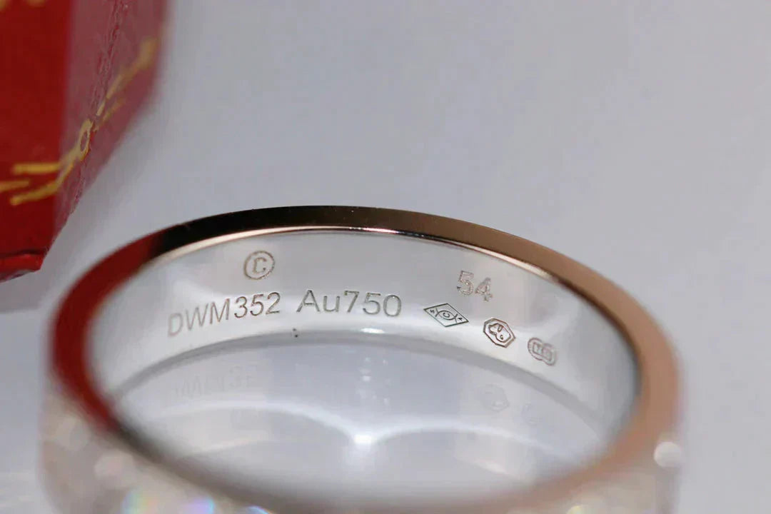 [Solara Jewelry]LOVE RING 3.6MM DIAMOND PAVED
