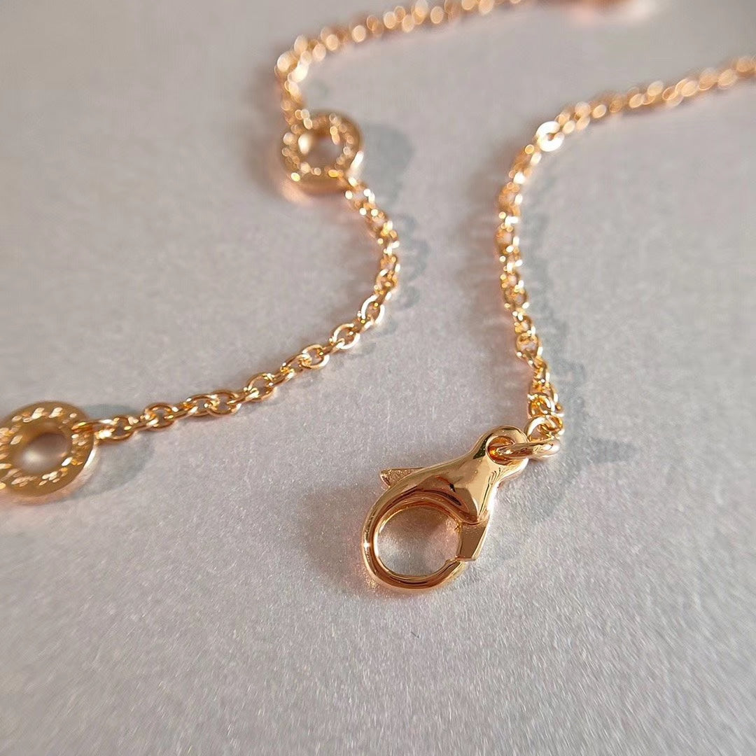 [Solara Jewelry]ZERO 1 NECKLACE PINK GOLD