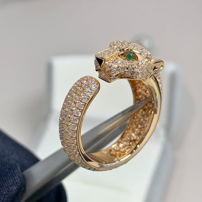 [Solara Jewelry]PANTHERE PINK GOLD DIAMOND RING