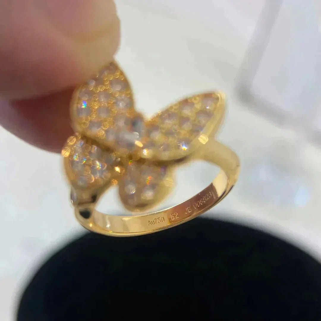 [Solara Jewelry]BUTTERFLY DIAMOND RING
